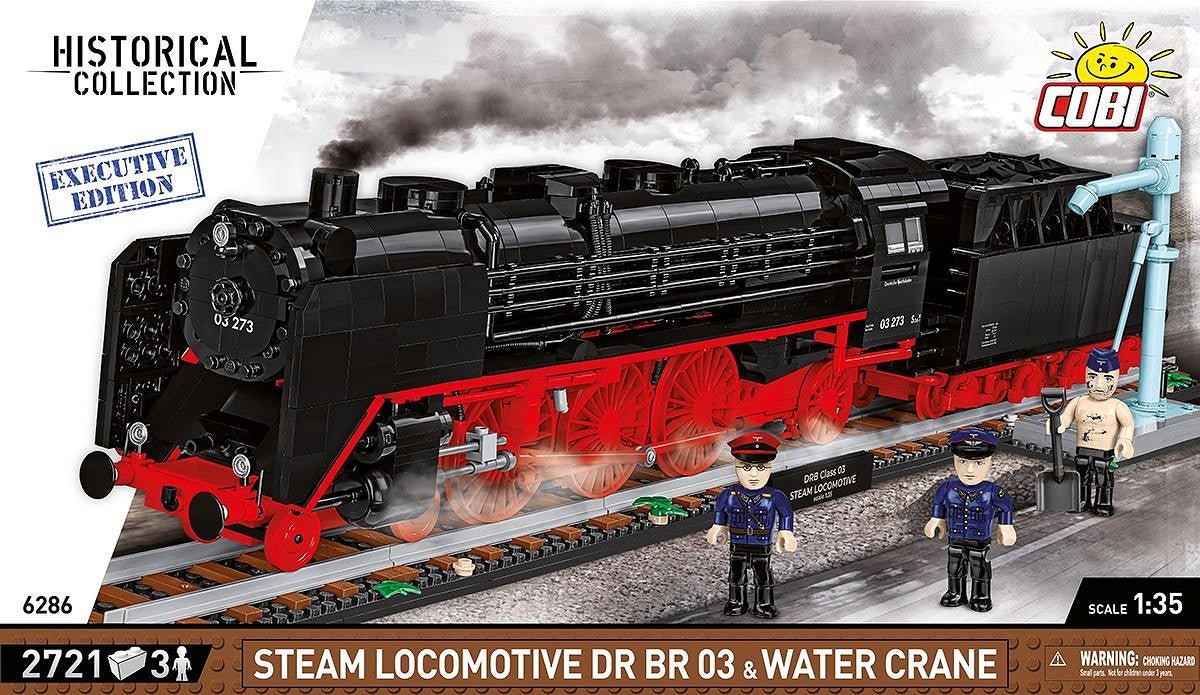 COBI 6286 DR BR 03 Steam Locomotive & Water Crane - Executive Edition - Jobrix