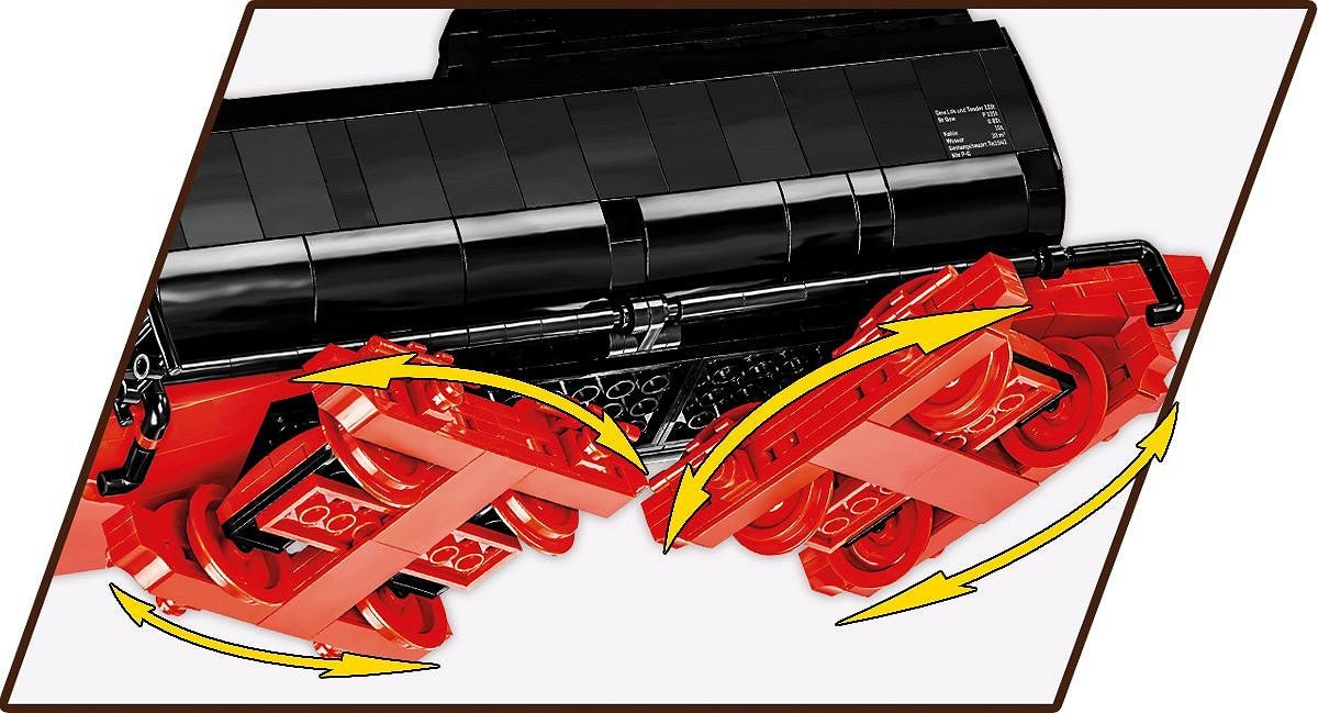 COBI 6287 BR52 Dampflokomotive mit Signal Executive Edition - Jobrix
