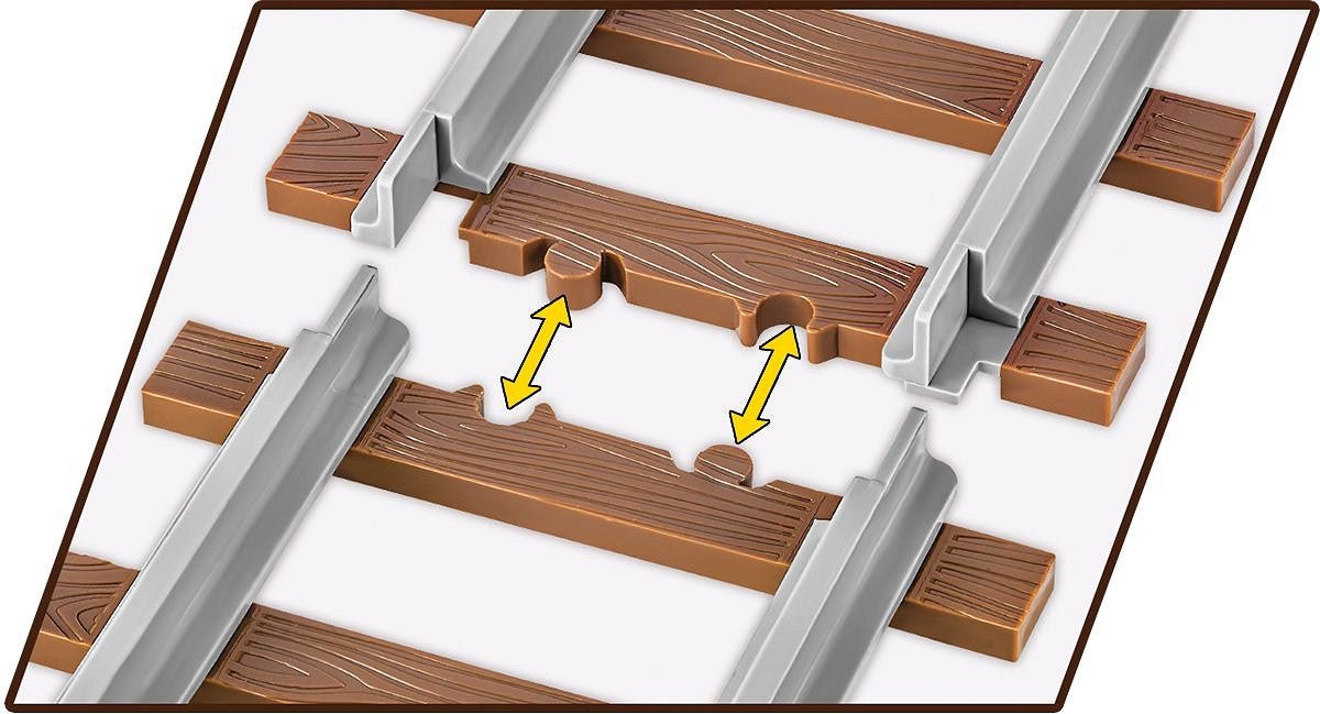COBI 6287 BR52 Dampflokomotive mit Signal Executive Edition - Jobrix