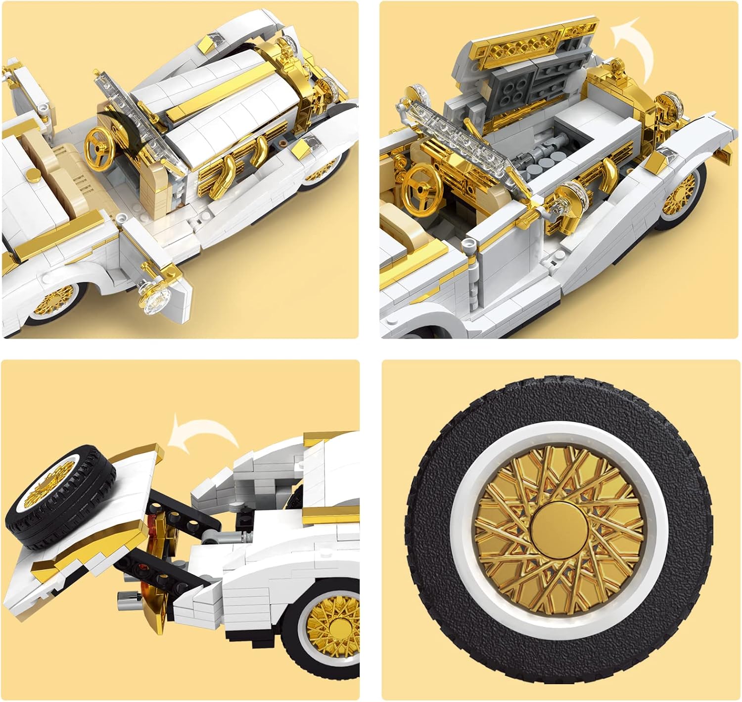 Mould King 10003 K500 Vintage Oldtimer - Jobrix