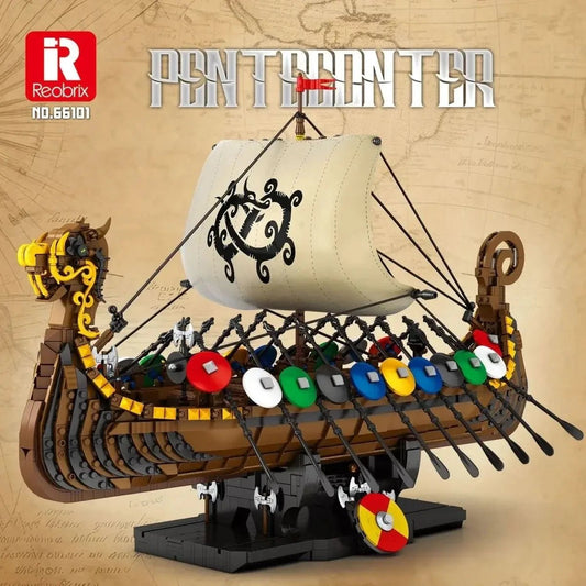 Reobrix 66101 Wikingerschiff - Jobrix