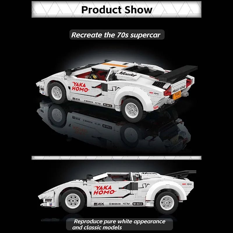 Mould King 10045 Lamborghini Countach - Jobrix