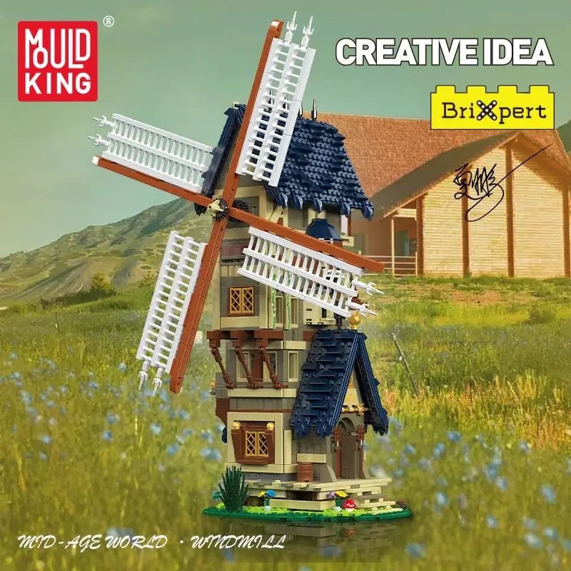 Mould King 10060 - Mittelalterliche Windmühle - Jobrix