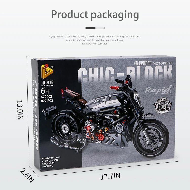 Panlos 672002 CHIC Block Motorbike - Jobrix