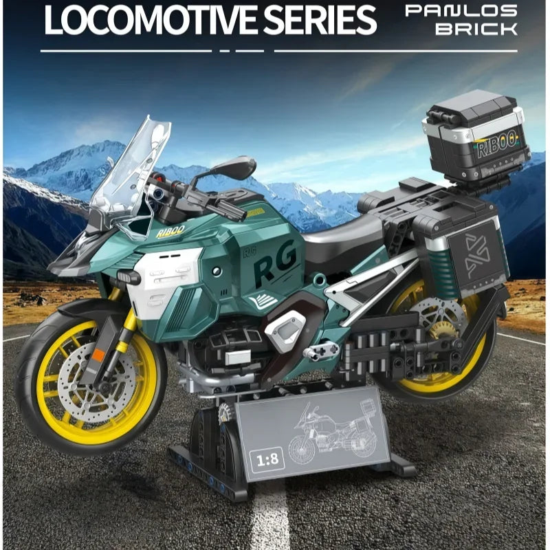 Panlos 672305 Adventure Motorrad 1:8