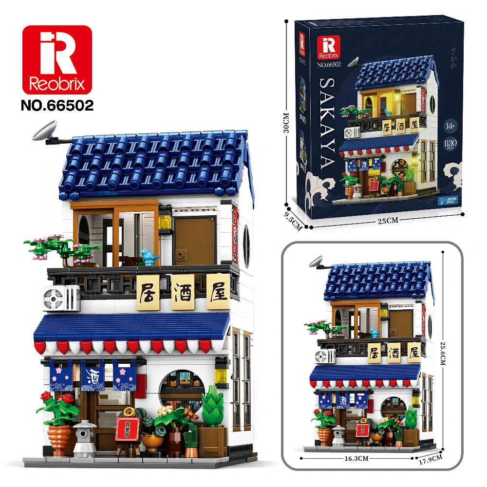 Reobrix 66501 Sakaya House | 2-in-1 Klemmbaustein-Set