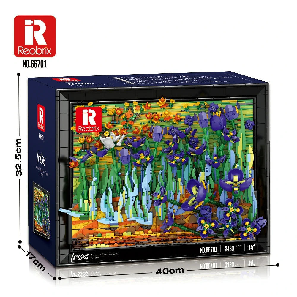 Reobrix 66701 | Wandbild Van Gogh "Schwertlilien"