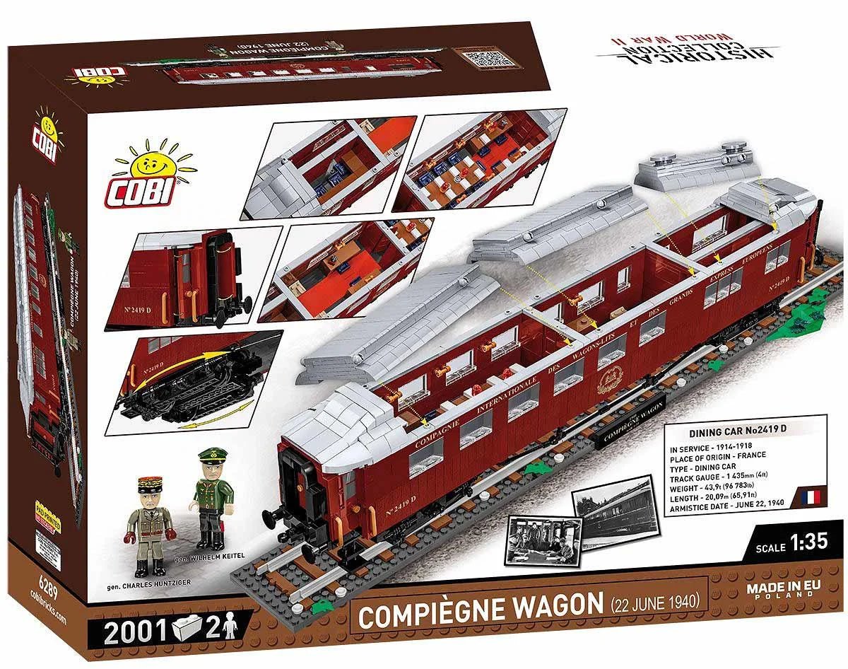COBI 6289 Compiègne Wagon (22. Juni 1940) - Jobrix