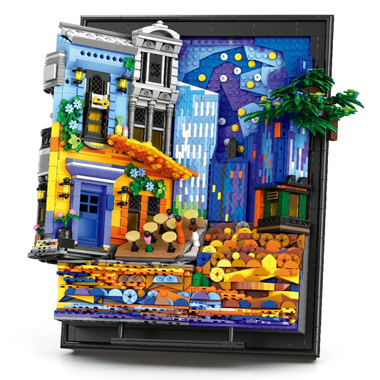 Reobrix 66702 | Wandbild Van Gogh "Caféterrasse am Abend"