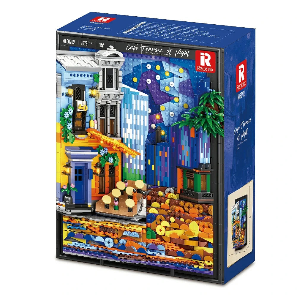 Reobrix 66702 | Wandbild Van Gogh "Caféterrasse am Abend"